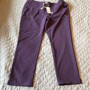 NWT Figs Yola Skinny scrub pants, XL, Regular inseam, Purple Shadow